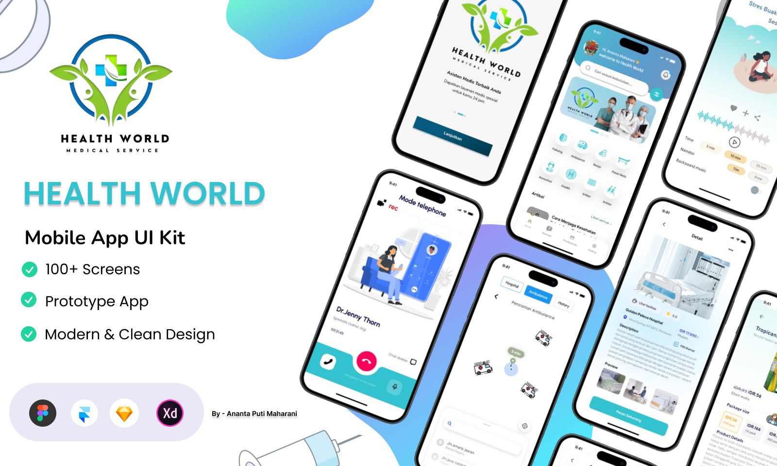 Health World UI Kit